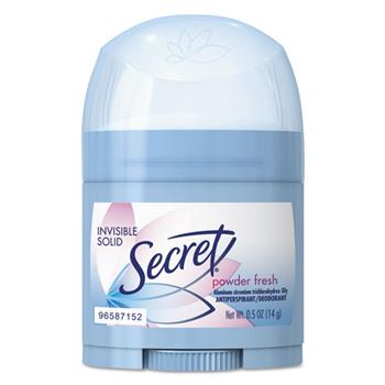 Secret Invisible Solid Anti-Perspirant &amp; Deodorant, Powder Fresh, 0.5 oz Stick