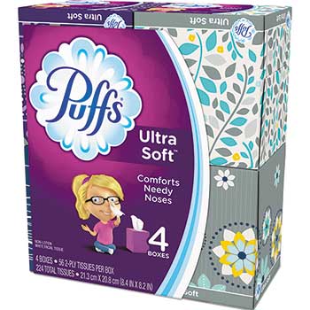 Puffs&#174; Ultra Soft &amp; Strong™ Facial Tissue, 24/CT