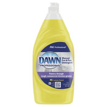 Dawn Professional Manual Pot &amp; Pan Dish Detergent, 38 oz. Bottle, Liquid Concentrate, Lemon Scent