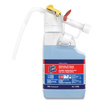 Spic and Span Dilute 2 Go, Spic and Span Disinfecting All-Purpose Spray and Glass Cleaner, Fresh Scent, 4.5 L Jug