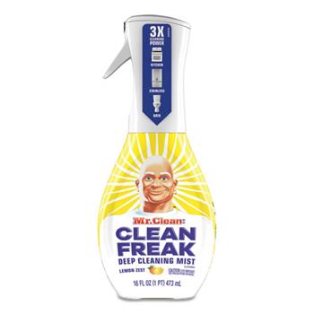 Mr. Clean Clean Freak Deep Cleaning Mist Multi-Surface Spray, Lemon, 16 oz, 6/CT