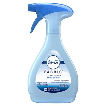 Febreze Fabric Refresher &amp; Odor Eliminator, Extra Strength, 16.9 oz, 8/CT