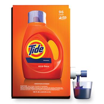Tide Liquid Laundry Detergent Eco-Box, Original Scent