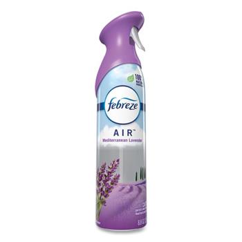 Febreze Odor-Eliminating Air Freshener, Mediterranean Lavender, 8.8 oz, 6/CT