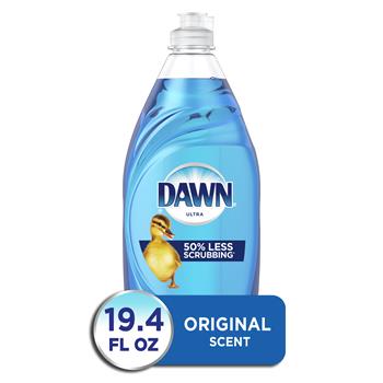 Dawn&#174; Ultra Dishwashing Liquid Dish Soap, Original Scent, 19.4 fl oz Bottle, 10/CT