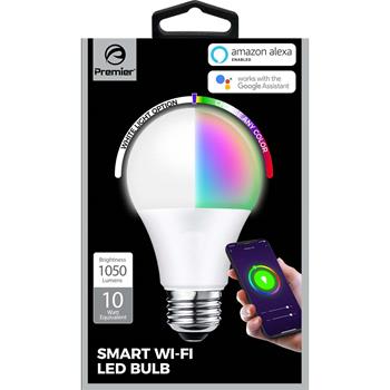 Premier Smart Wifi Color Changing LED Light Bulb