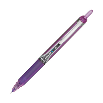 Pilot Precise&#174; V7 Retractable Pens, Fine Point, Purple Ink, Dozen