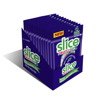 Slice Fruit on the Go Mixed Berry, 1.4 oz, 4 Bars/Bag, 12 Bags/Pack