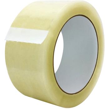 W.B. Mason Co. Hot Melt Carton Sealing Tape, 2 in x 110 yds, 2.5 Mil, Clear, 36 Rolls/Case