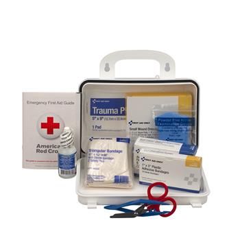 Pac-Kit ANSI Plus #10 Weatherproof First Aid Kit, 76-Pieces, Plastic Case
