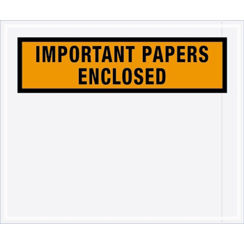 Tape Logic Important Papers EncloseD Envelopes, 10&quot; x 12&quot;, Orange, 500/CS