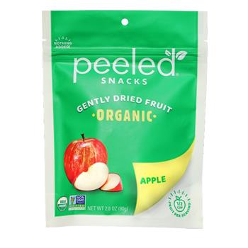 Peeled Snacks Multi Serve Gently Dried Apples, 2.8 oz, 12/Case