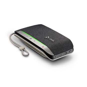 Poly Sync 20+ Speakerphone, PC via USB-C or Included BT600 Bluetooth Adapter, Mobile via Bluetooth, Universal