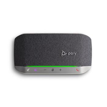 Poly Sync 20+ Speakerphone, PC via USB-C or Included BT600 Bluetooth Adapter, Mobile via Bluetooth, Teams Certified