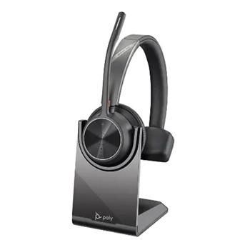 Poly Voyager Focus Wireless Bluetooth Headset 4310 UC, Mono, Charge Stand ,USB-A, BT, PC, Mobile, Universal