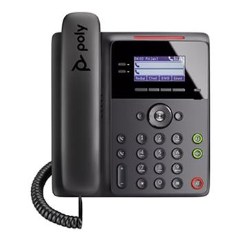 Poly Corded Speakerphone, B10 IP, 2-Line, Black