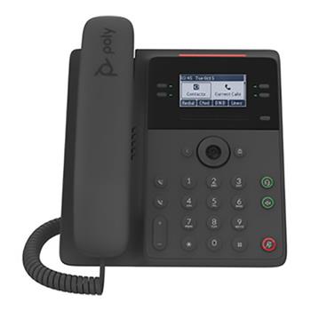 Poly Corded Speakerphone, B30 IP, 4-Line, Black