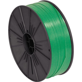 W.B. Mason Co. Plastic Twist Tie Spool, 5/32 in x 7000 ft, Green