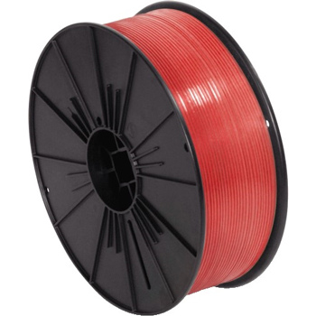 W.B. Mason Co. Plastic Twist Tie Spool, 5/32 in x 7000 ft, Red