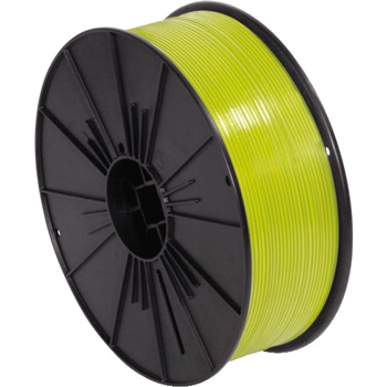 W.B. Mason Co. Plastic Twist Tie Spool, 5/32 in x 7000 ft, Yellow