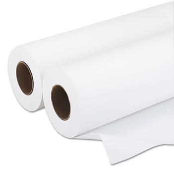 PM Company Amerigo Wide-Format Paper, 20 lb, 18&quot; x 500&#39;, White, 2 Rolls/Carton