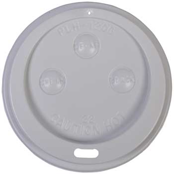 Prime Source Paper Hot Cup Dome Lids, White, 1000/CT