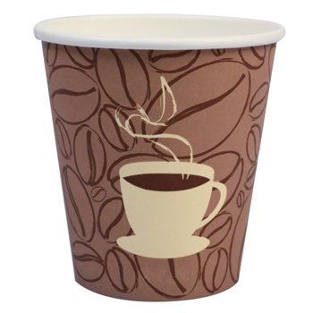 Prime Source Hot Cups, 8 oz, Paper, Coffee Bean, 1000/Carton