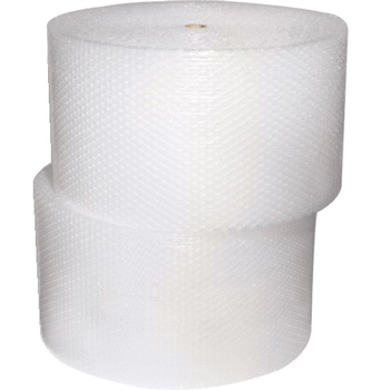 W.B. Mason Co. Bubble Rolls, 3/16 in, 48 in x 750 ft, Perforated, Clear, 2 Rolls/Bundle