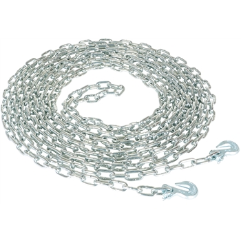 Vestil Chain with Grab Hook, 40&#39; of 1/4&quot; Chain