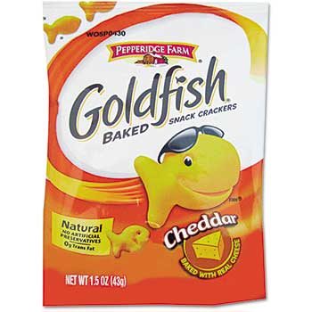 Goldfish Cheddar Crackers, 1.5 oz., 72/CS