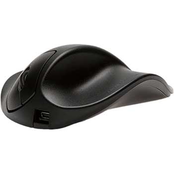 HandShoe Mouse L2UB-LC Wireless Mouse, Right-handed, Black, Large