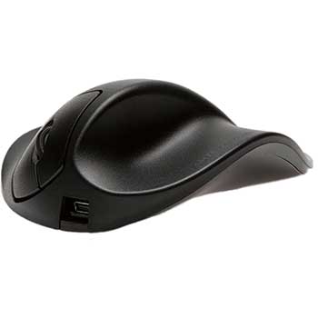 HandShoe Mouse M2UB-LC Wireless Mouse, Right-handed, Black, Medium