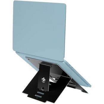 R-Go Tools Riser Flexible Laptop Stand, 0.1 H x 8.3&quot; W x 10.4&quot; L, Black