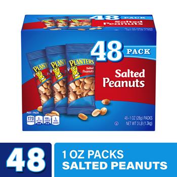 Planters Salted Peanuts, 1 oz., 48/PK