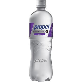 Propel Zero Flavored Water Beverage, Grape, 24 fl oz, 12/Carton