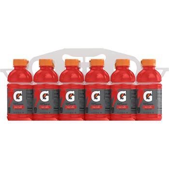 Gatorade Thirst Quencher Sports Drink, Fruit Punch Natural Flavor, 12 fl oz, 24 Bottles/Carton