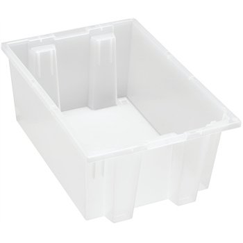 Quantum&#174; Storage Systems Genuine Stack &amp; Nest Totes, 19-1/2&quot; x 13-1/2&quot; x 8&quot;, Blue