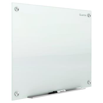 Quartet Infinity Glass Dry-Erase Board, 72 in W x 48 in H, White Surface