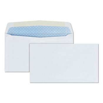 Quality Park Security Tinted Business Envelope, Contemporary, #6 3/4, White, 500/Box