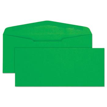 Quality Park Colored Envelope, Traditional, #10, Green, 25/Pack
