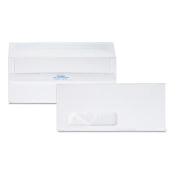 Quality Park Redi-Seal Envelope, #10, Window, Contemporary, White, 500/Box