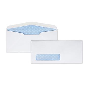 Quality Park Window Envelope, Address Window, Traditional, #10, White, 500/Box