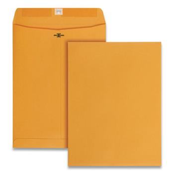 Quality Park Clasp Envelope, Side Seam, 9 x 12, 28lb, Brown Kraft, 250/Carton