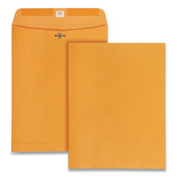Quality Park Clasp Envelope, Side Seam, 10 x 13, 28lb, Brown Kraft, 250/Carton