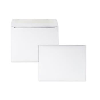 Quality Park Open Side Booklet Envelope, Contemporary, 12 x 9, White, 100/Box