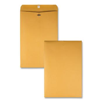 Quality Park™ Clasp Envelope, 10 x 15, 32lb, Brown Kraft, 100/Box