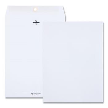 Quality Park Clasp Envelope, 9 x 12, 28lb, White, 100/Box