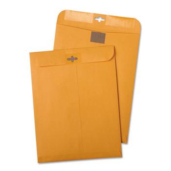 Quality Park™ Postage Saving ClearClasp Kraft Envelopes, 6 x 9, Brown Kraft, 100/Box