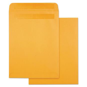 Quality Park High Bulk Self-Sealing Envelopes, 9 x 12, Kraft, 100 per box