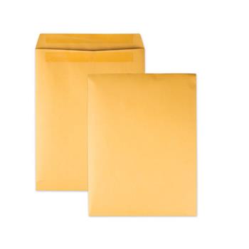 Quality Park Redi-Seal Catalog Envelope, 10 x 13, Brown Kraft, 250/Box